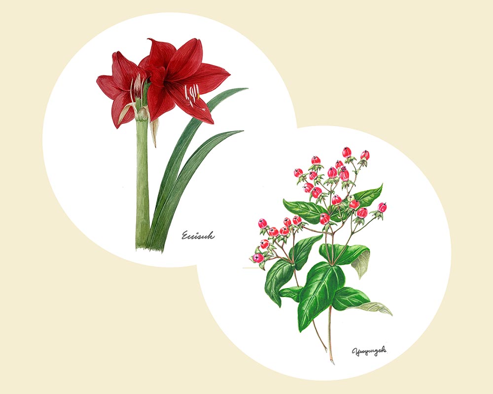 고의숙·여영옥 2인전 《보태니컬 아트(Botanical Art)》